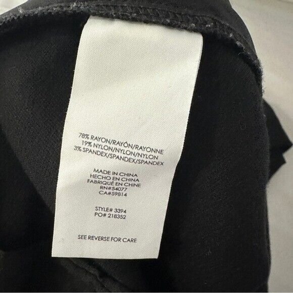 Cabi 3394 Kingston Cropped Black Trousers Pants Sz 2 Ponte Stretch Chelsea Chic - Picture 10 of 12